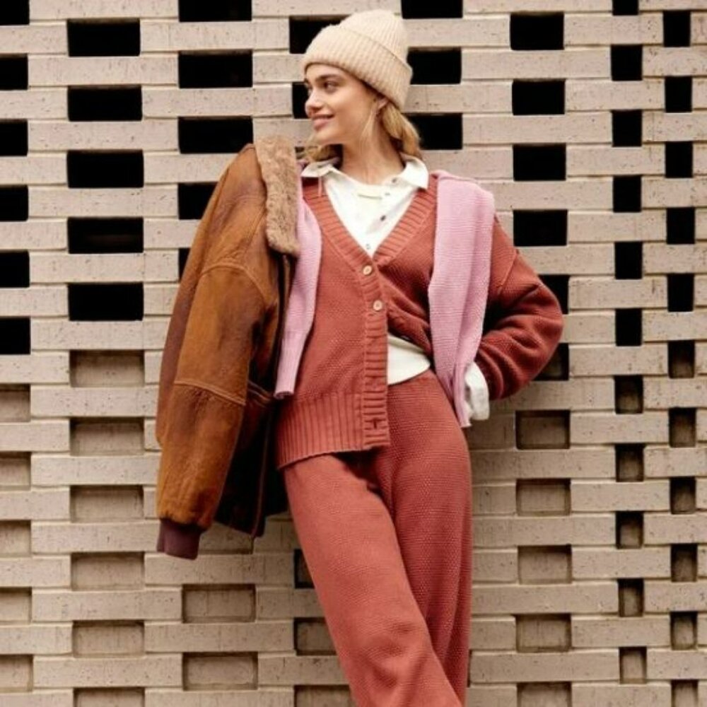 Free People | Hailee Cardi Set | XL in Canyon Sunset